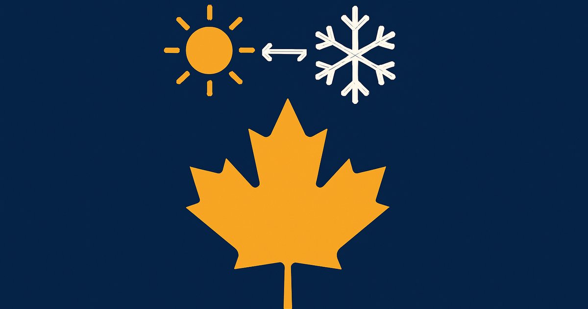 USD to CAD snowbird strategy illustration